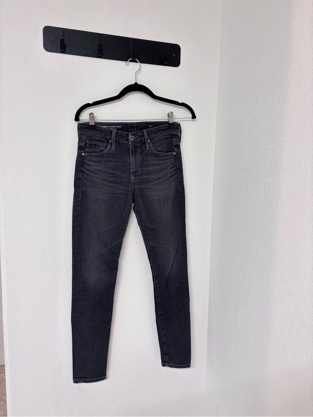 AG Adriano Goldschmied Black Skinny Jeans
